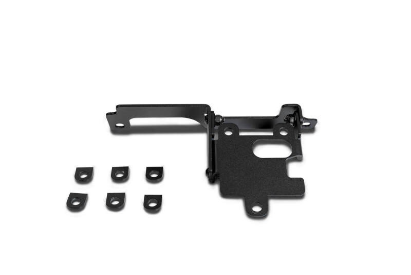 Ford Super Duty Adaptive Cruise Control Relocation Bracket - Addictive Desert Designs - Hammer Black Powder Coat Finish - Hammer Black - `23-`27